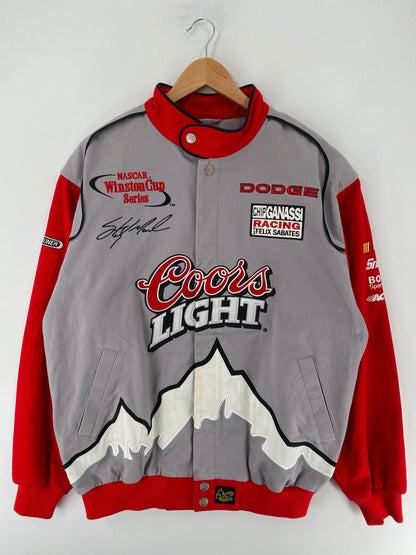 .Vintage NASCAR COOLS LIGHT Size M Racing Jacket / F7191J