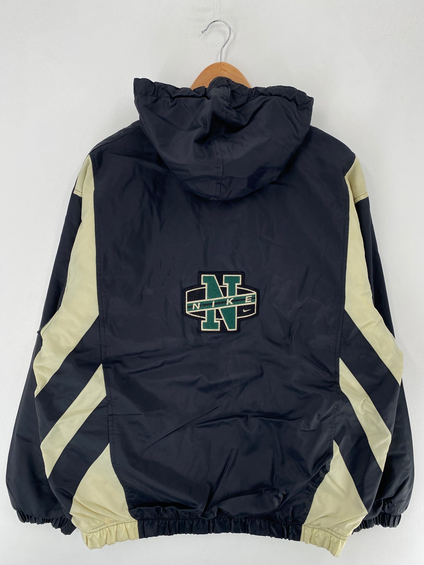 90s NIKE Size M Vintage Nylon Padded Zip-up Jacket / F5711N