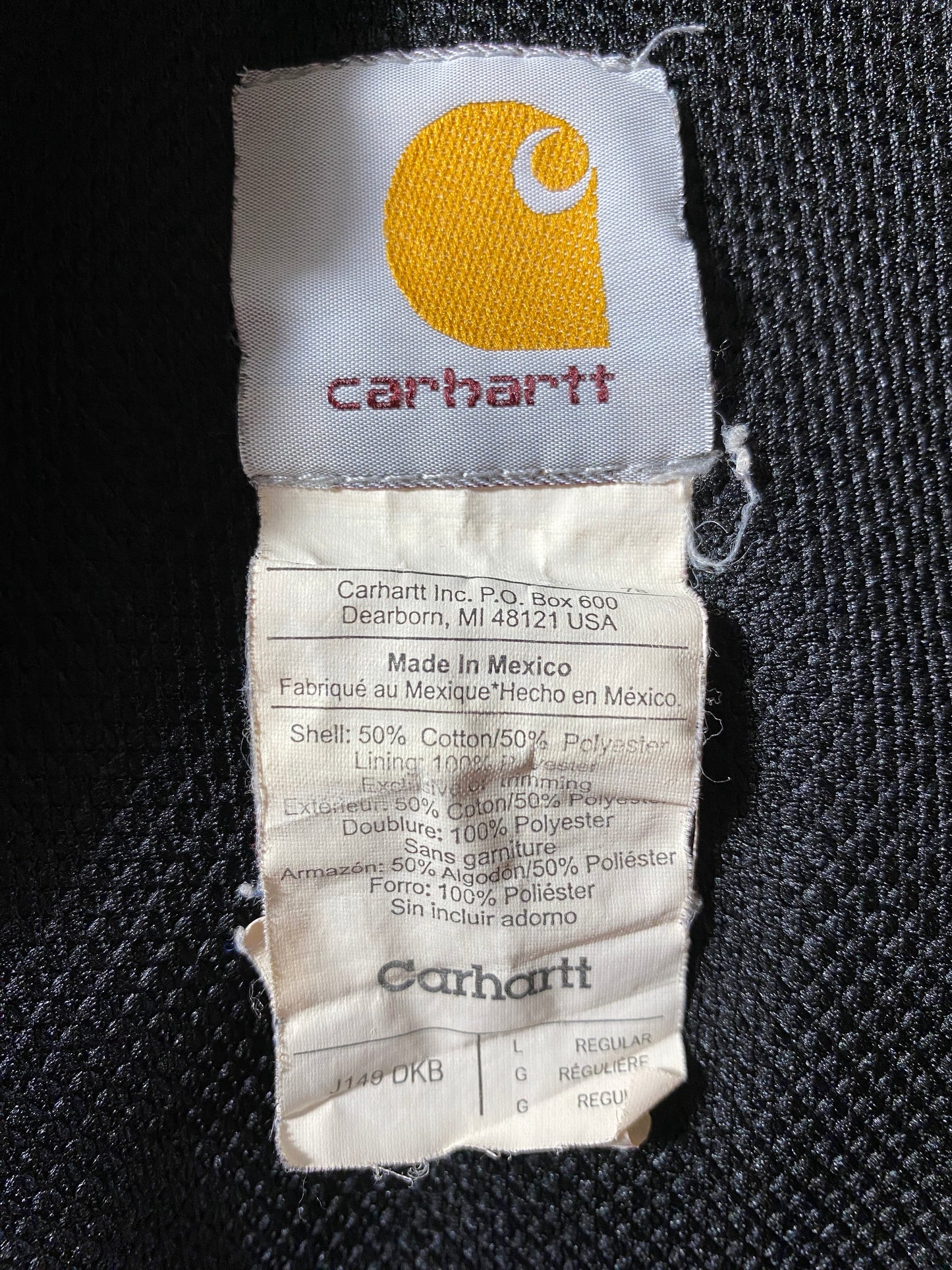 Vintage CARHARTT Size L Hoodie Sweat Shirt / F4063S