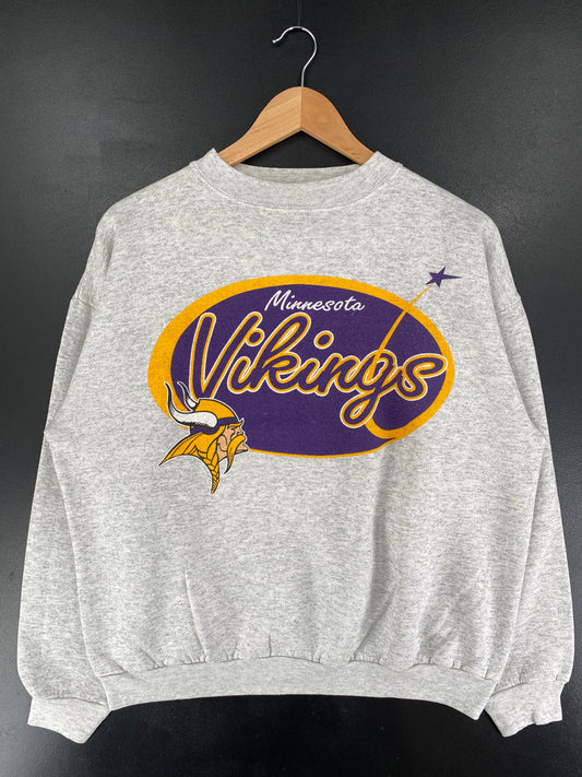 90’s MINNESOTA VIKINGS Size L NFL Sweat-Shirt / F1204S