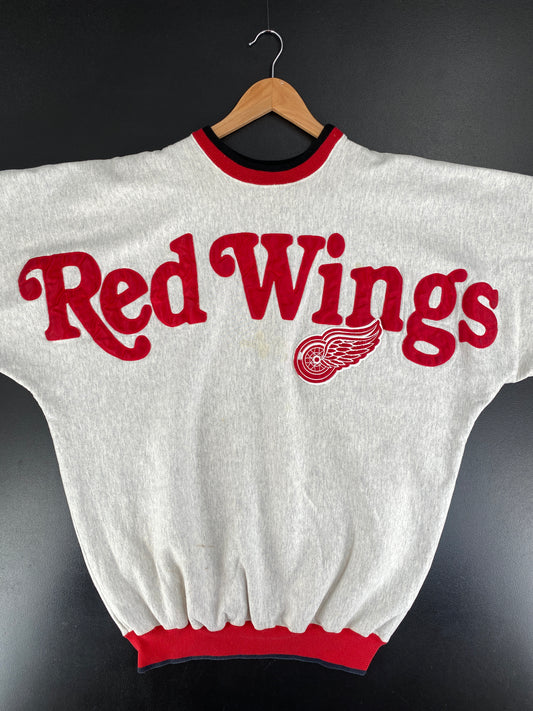90's DETROIT RED WINGS Made in USA Size XL Vintage NHL Sweat-Shirt / F9198S