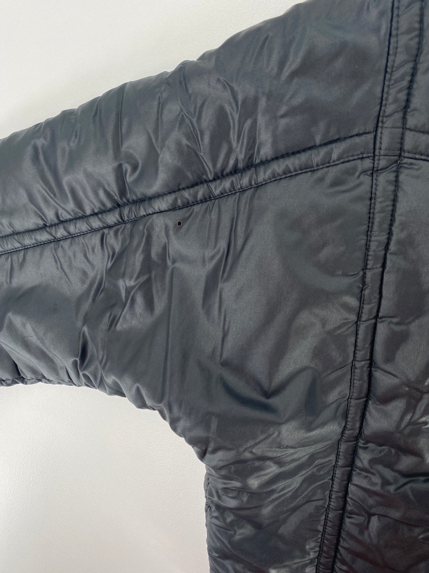 80’s COORS LIGHT SILVER BULLET RACING Size L Padded Nylon Jacket / F6816N