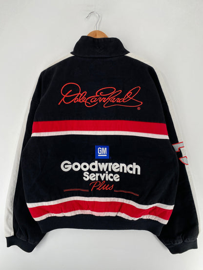 .Vintage NASCAR GOODWRENCH SERVICE X DALE EARNHARDT Size XL Racing Jacket / F7189J