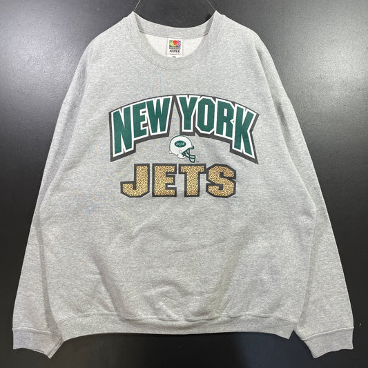 (XXL) 00’ NEW YORK JETS Vintage NFL Sweatshirt / A1030S