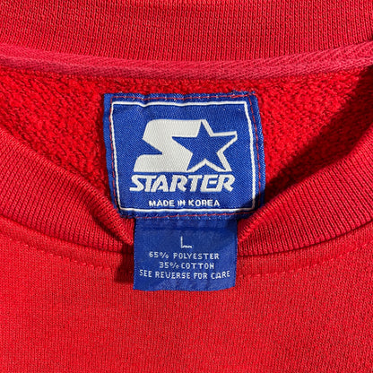 (L) 90's STARTER X INDIANA Vintage College Sweatshirt / A1129S
