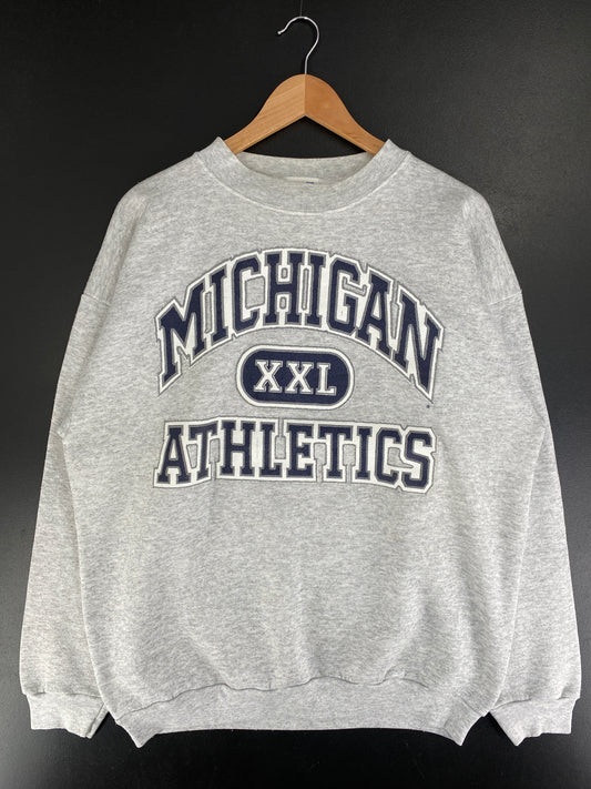 90’s MICHIGAN Size XXL Vintage College Sweat-shirt / F8921S