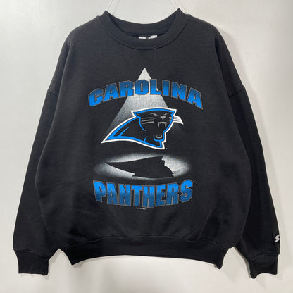 (XL) 1993 STARTER x CAROLINA PANTHERS Vintage NFL Sweatshirt / A1374S