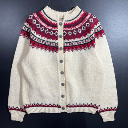 (Approx.Ladies.M) Vintage Nordic Wool Knit Sweater / A1254K