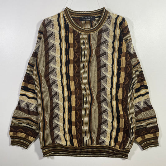 (L) Vintage 3D Coogi-Style Knitwear / A0874K