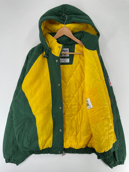 90's STARTER x GREEN BAY PACKERS Size L Vintage NFL Padded Nylon Jacket / F7101N