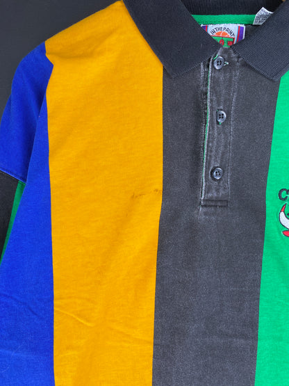 90's CHICAGO BULLS Size L Vintage NBA Rugby-Shirt / F8476R