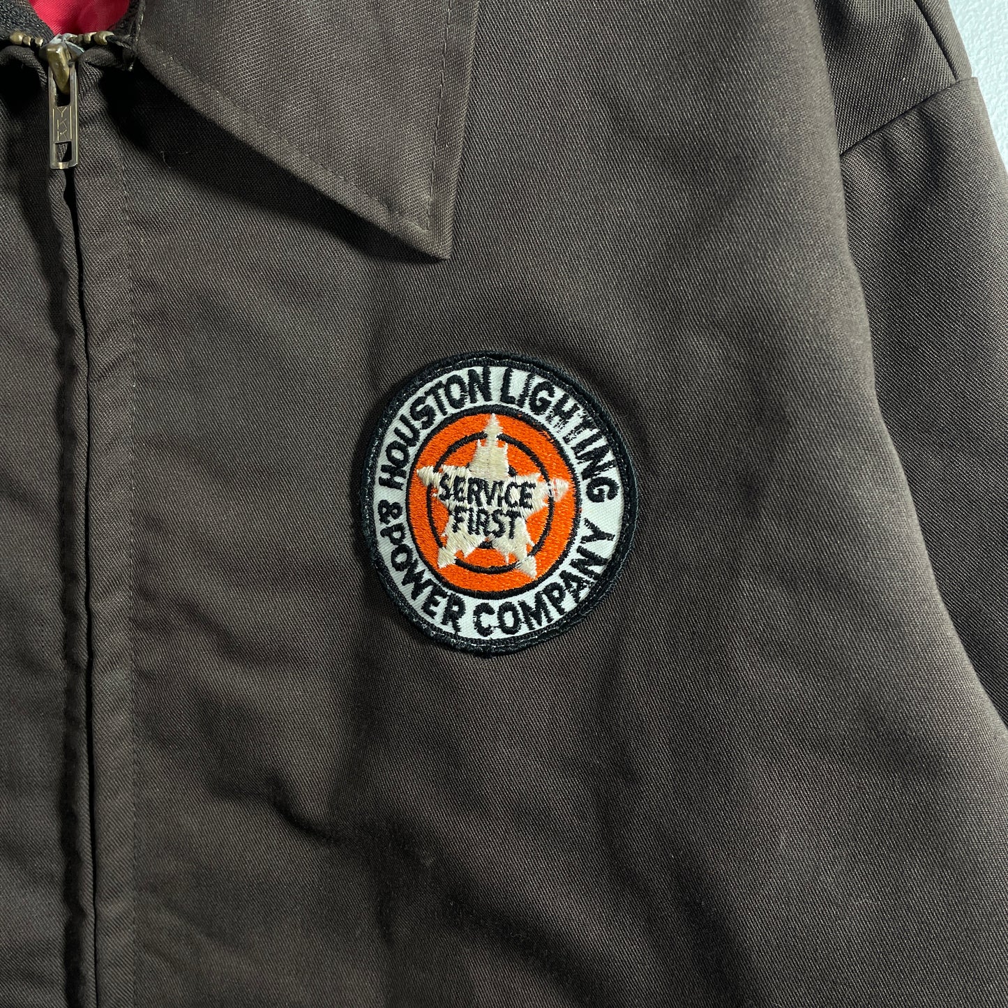 (XL) Vintage Brown Work Jacket / A1324J