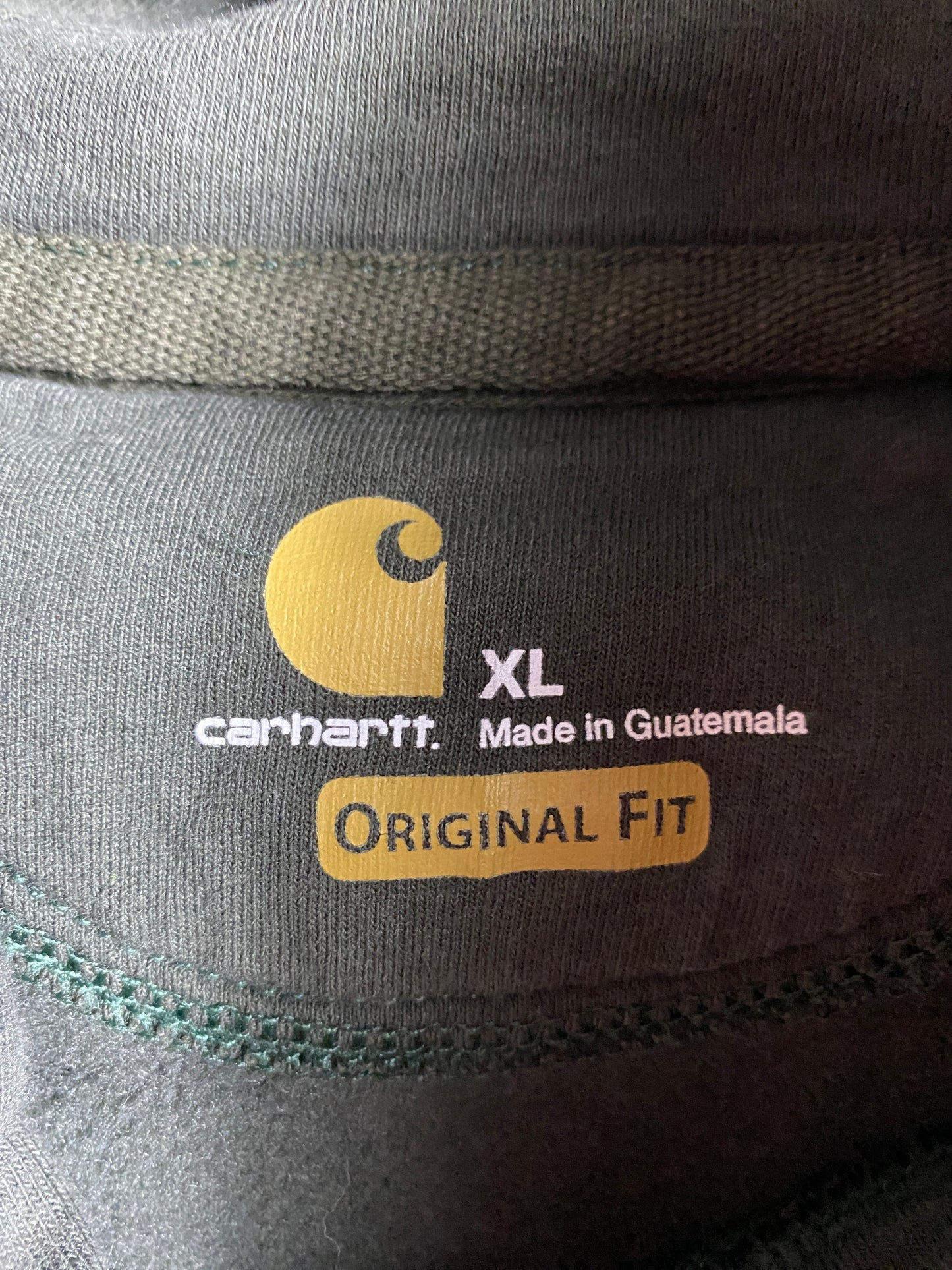 Vintage CARHARTT Size XL Hoodie Sweat-shirt / G4261S