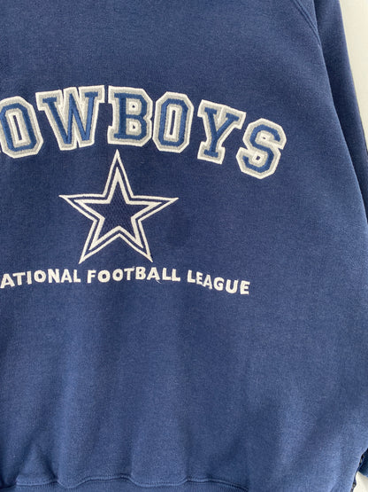 90's DALLAS COWBOYS Size L Vintage NFL Hoodie Sweat-Shirt / F9612S