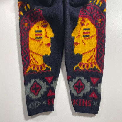 (L) Vintage RUMINAHUI RED SKINS Wool Knit Sweater / A1258K