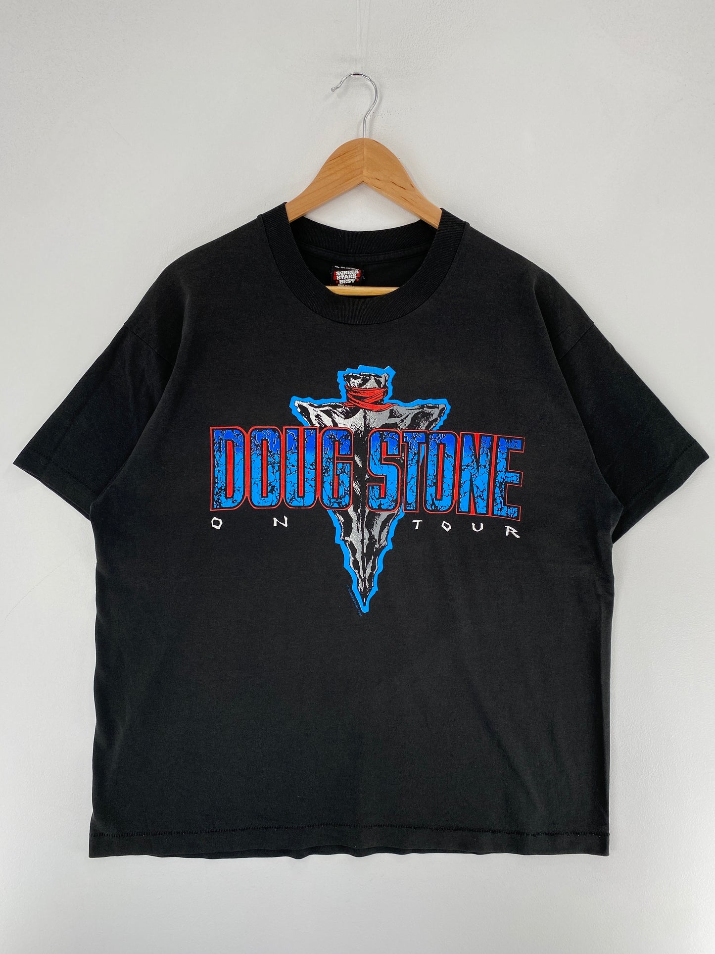 80’s DONG STONE Made in USA Size XL Vintage Music Tour T-shirt / G2742T