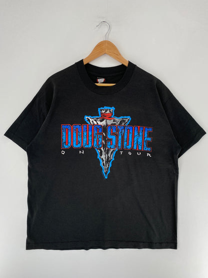80’s DONG STONE Made in USA Size XL Vintage Music Tour T-shirt / G2742T
