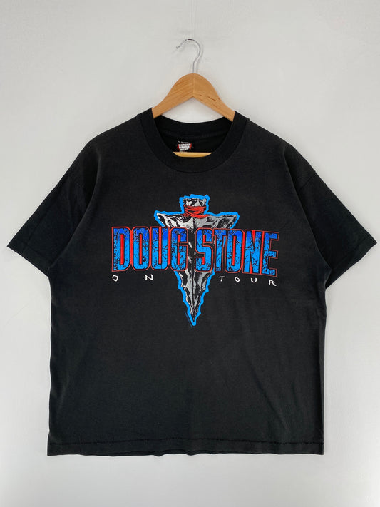 80’s DONG STONE Made in USA Size XL Vintage Music Tour T-shirt / G2742T