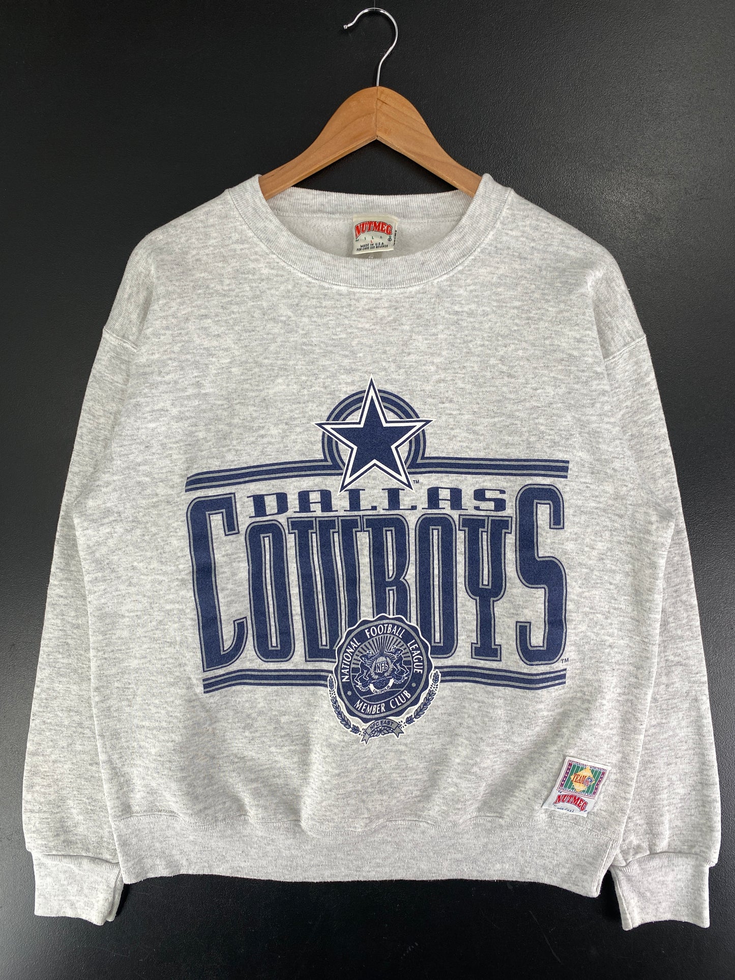 .90's DALLAS COWOYS Made in USA Size L Vintage NFL Sweat-Shirt / F6574S