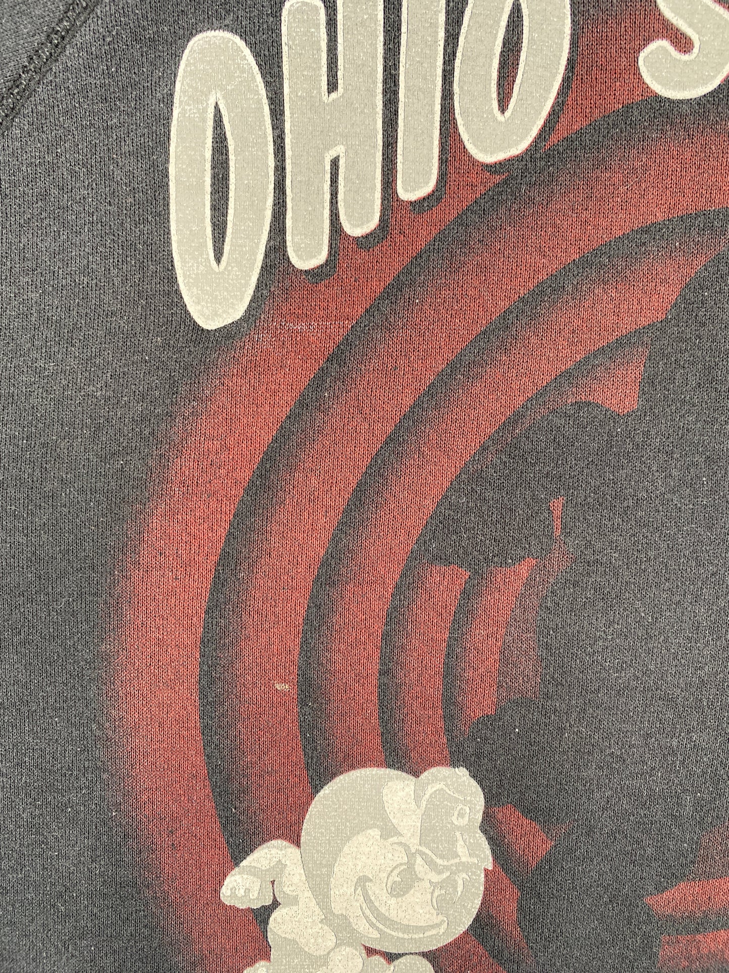 90's OHIO STATE BUCKEYES Made in USA Size XXL Vintage College Sweat-shirt / F8927S