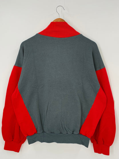 80’s NIKE Size M Vintage Zip-up Sweat-shirt / G4954S