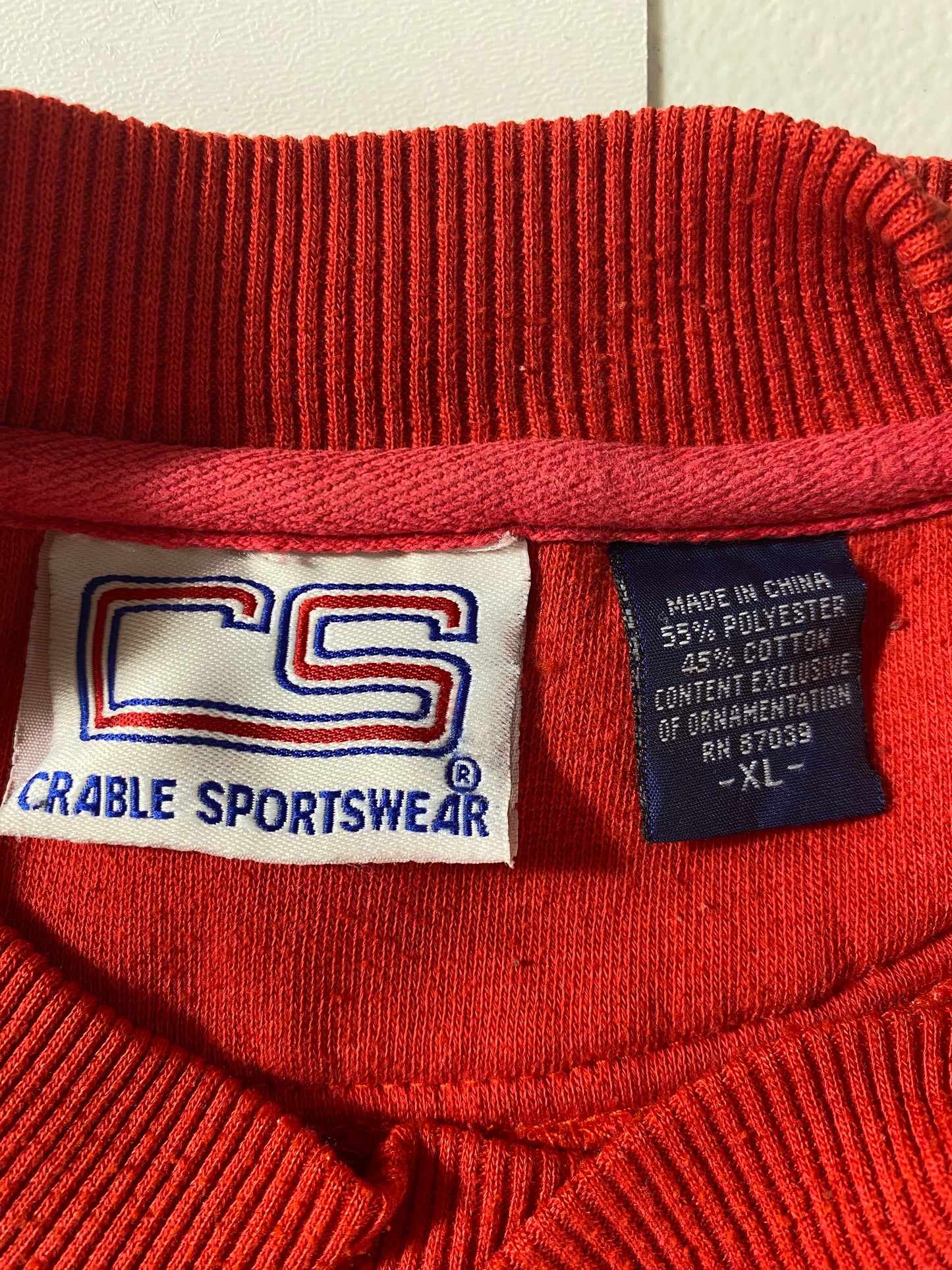 90's KANSAS CITY CHIEFS Made in USA Size XL Vintage NFL Sweat-Shirt / F6958S