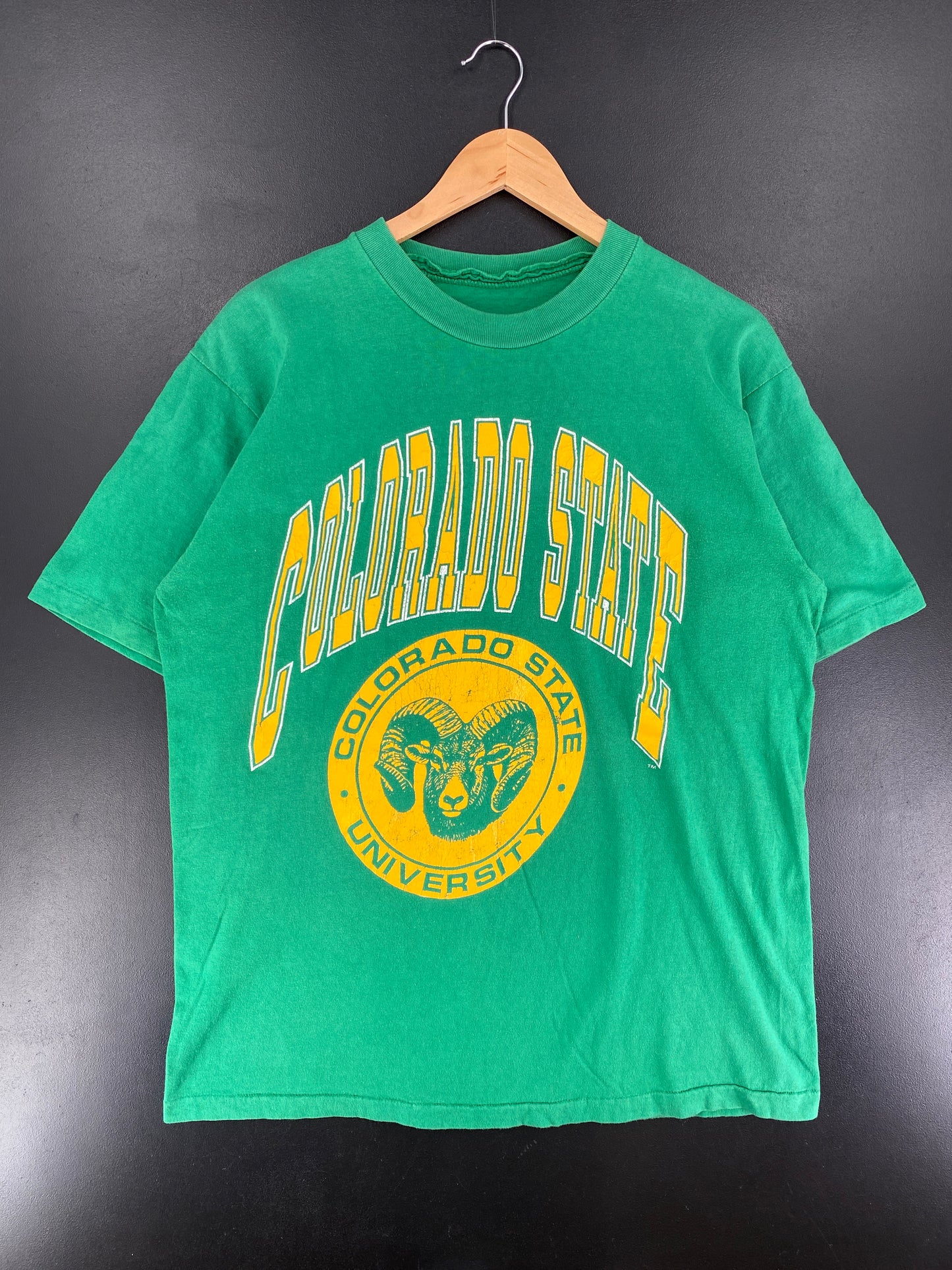 90’s COLORADO STATE UNIVERSITY Size Approx L College T-shirt / F1230T