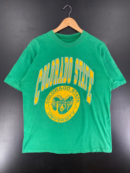 90’s COLORADO STATE UNIVERSITY Size Approx L College T-shirt / F1230T