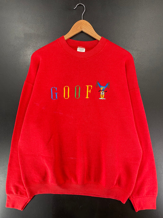 90's DISNEY GOOFY Made in USA Size XL Vintage Sweat-Shirt / G5392S