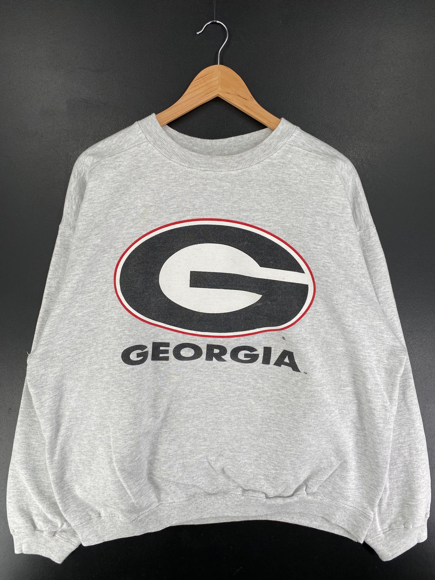 90's GEORGIA Made in USA Size XL Vintage College Sweat-shirt / F1386S