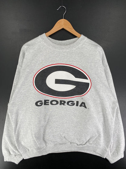 90's GEORGIA Made in USA Size XL Vintage College Sweat-shirt / F1386S
