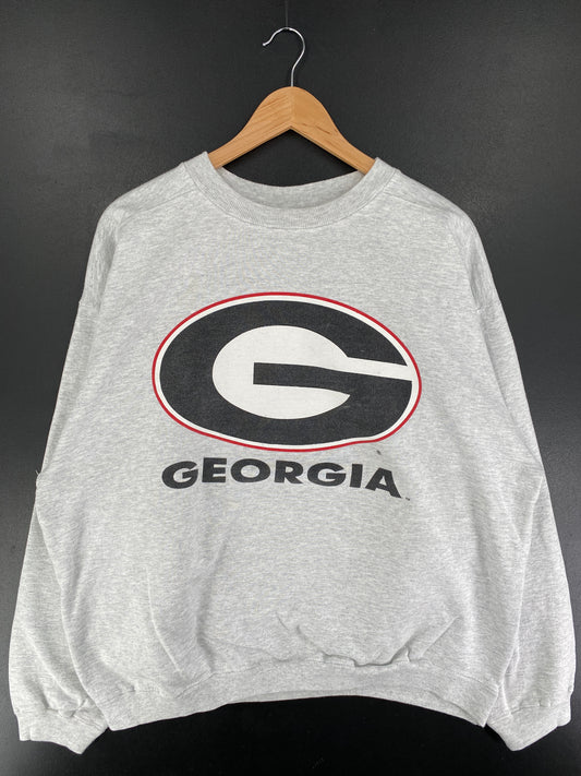 90's GEORGIA Made in USA Size XL Vintage College Sweat-shirt / F1386S