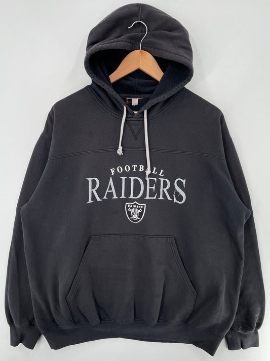 90’s LAS VEGAS RAIDERS Size Approx. L NFL Hoodie Sweat-Shirt / G1605S