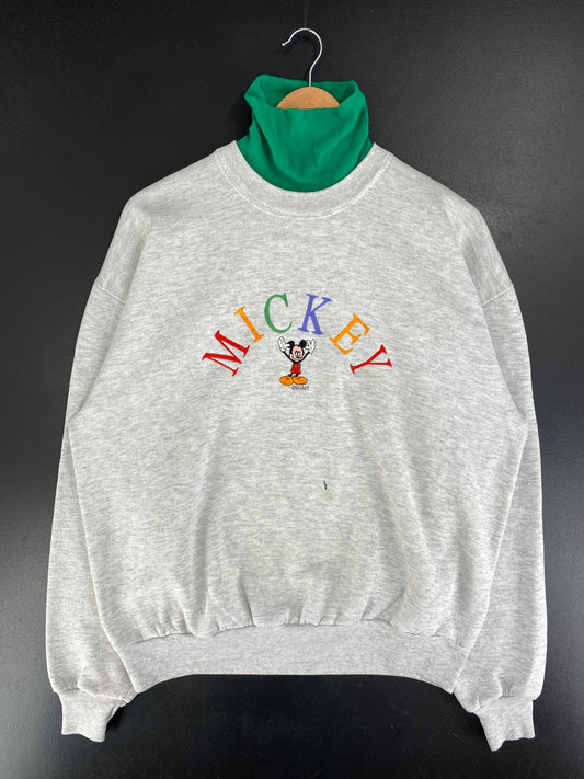 90's DISNEY MICKEY Made in USA Size XL Vintage Sweat-shirt / F9142S