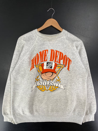 90's HOME DEPOT UNIVERSITY Made in USA Size Boys XL Vintage College Sweat-Shirt / G3906S