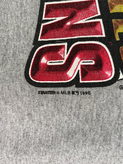 1996 STARTER x NEW YORK YANKEES Made in USA Size XL Vintage MLB Sweat-Shirt / F9160S