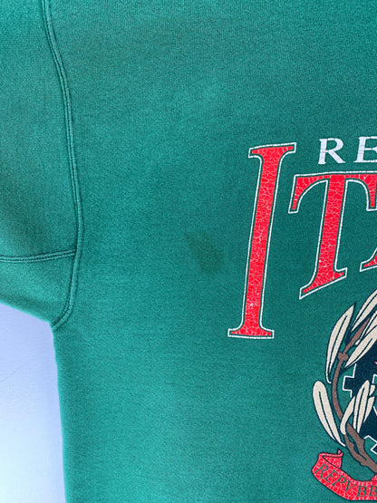 90's REPUBBLICA ITALIA Made in USA Size XL Vintage Sweat-Shirt / F9486S