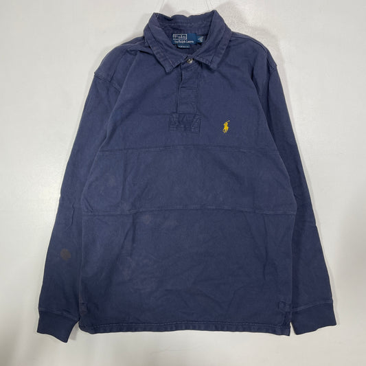(L) 90’s POLO RALPH LAUREN Vintage Rugby-Shirt / A1506R
