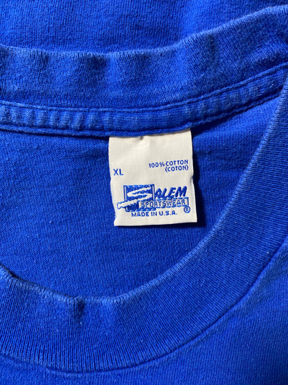 90's SALEM x KANSAS JAYHWAKS made in USA Size XL Vintage MLB T-shirt / F1231T