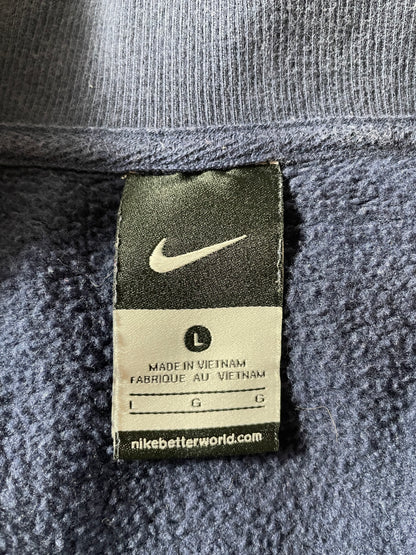 Vintage NIKE MINI SWOOSH Size L Half-zip Sweat shirt / F3757S