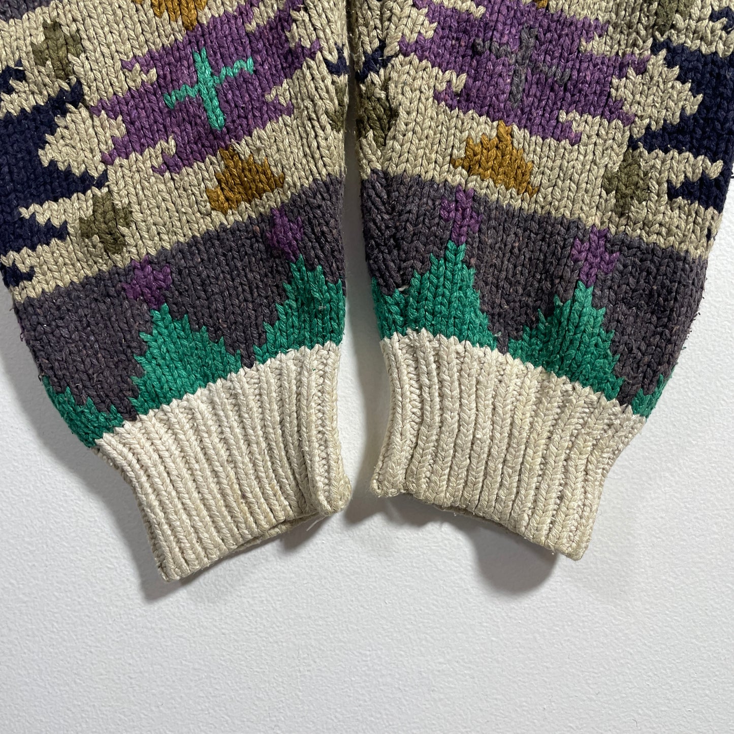 (L) Vintage SAKS FIFTH AVENUE Wool Knit Sweater / A1259K