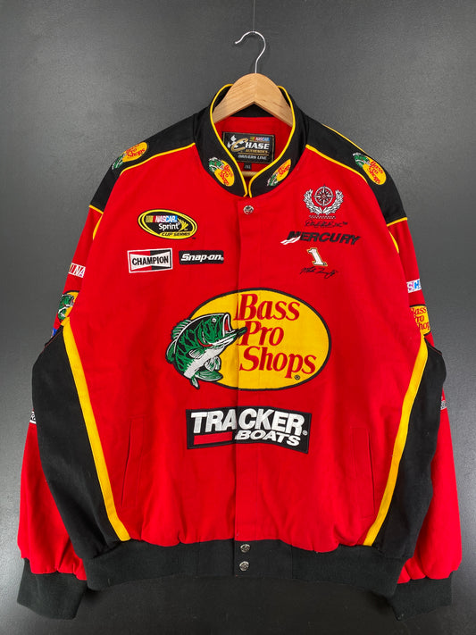 Vintage BASS PRO SHOP Size XXL Racing Jacket / F2693J