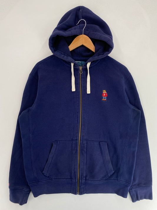 Vintage POLO Size L Zip-Up Hoodie Sweat-shirt / G2808T