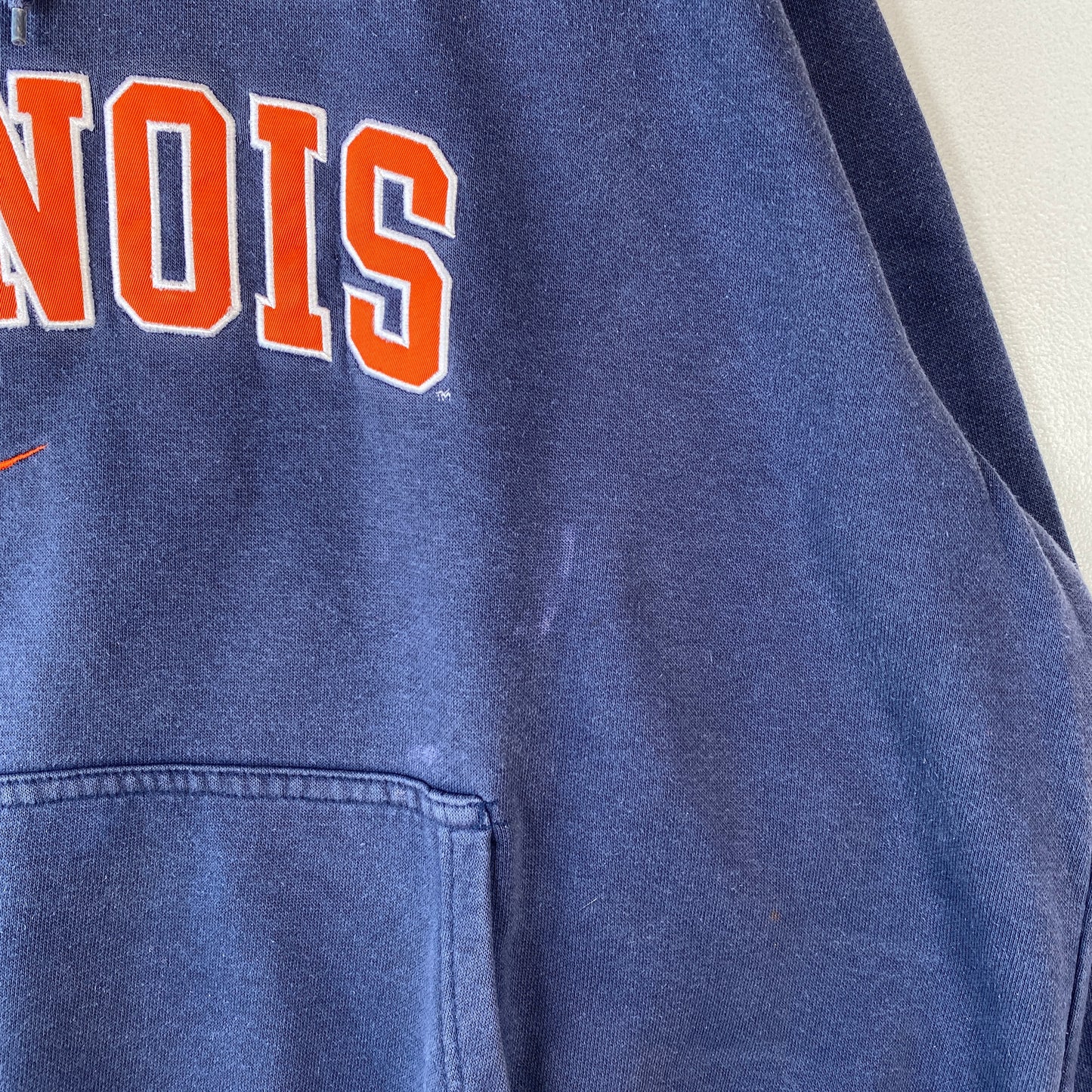 (XXL) 00' NIKE x ILLINOIS College Hoodie Sweat-shirt / A0128S