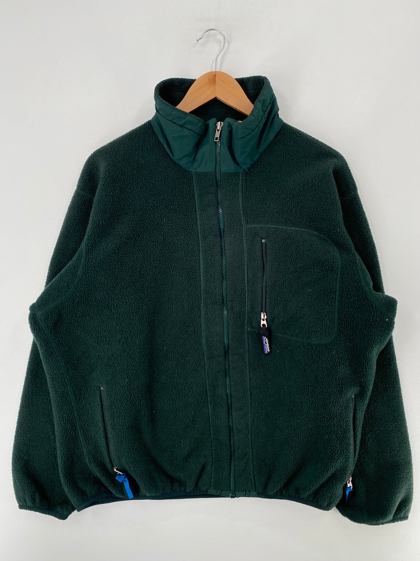 90's PATAGONIA Made in UAS Size XL Vintage Zip-up Fleece / F8466F