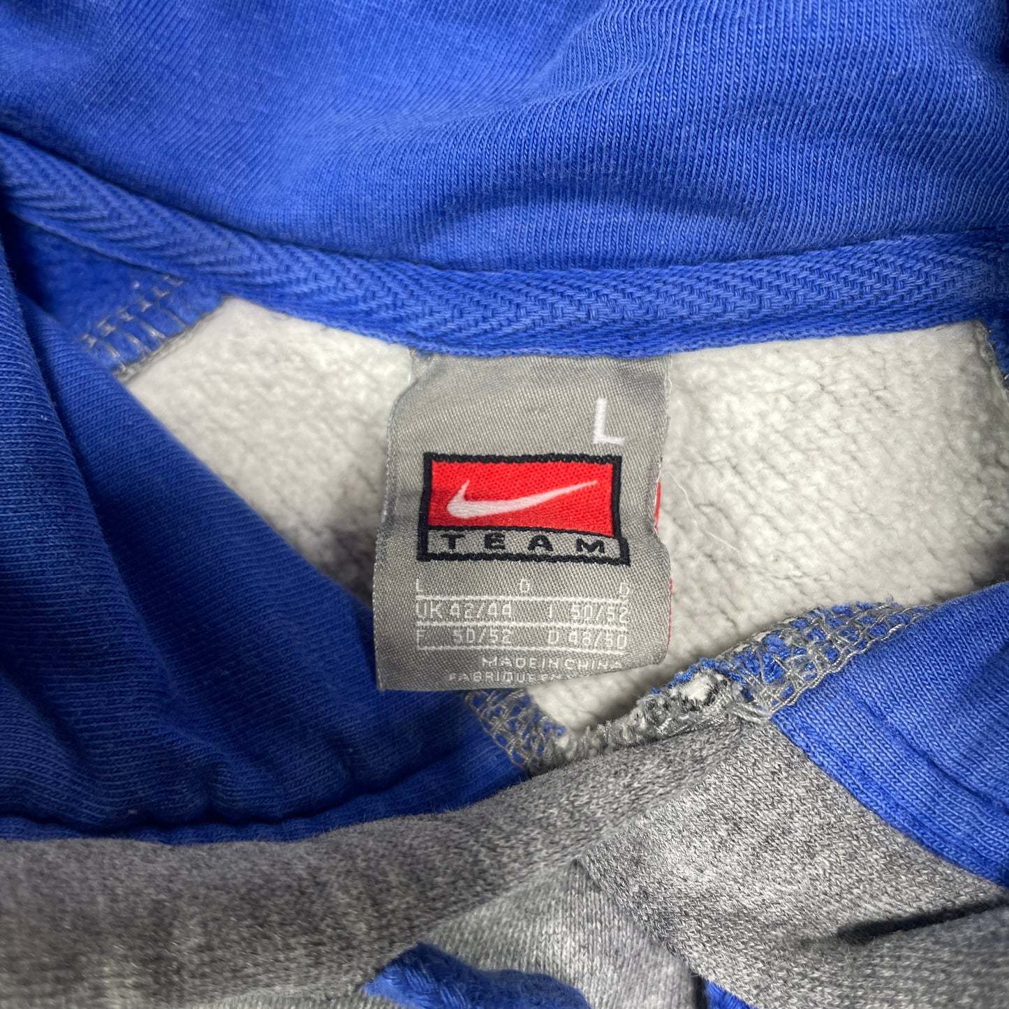 (L) 00’ NIKE BOISE STATE Vintage Collage Hoodie Sweatshirt / A1533S