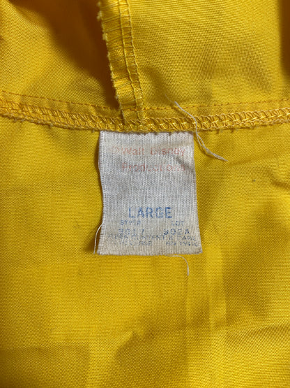 70's DISNEY MICKEY Size L Vintage Zip-up Cotton Jacket / G4206J