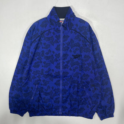 (M) 90’s REEBOK Leaf Print Vintage Nylon Jacket / A1550N