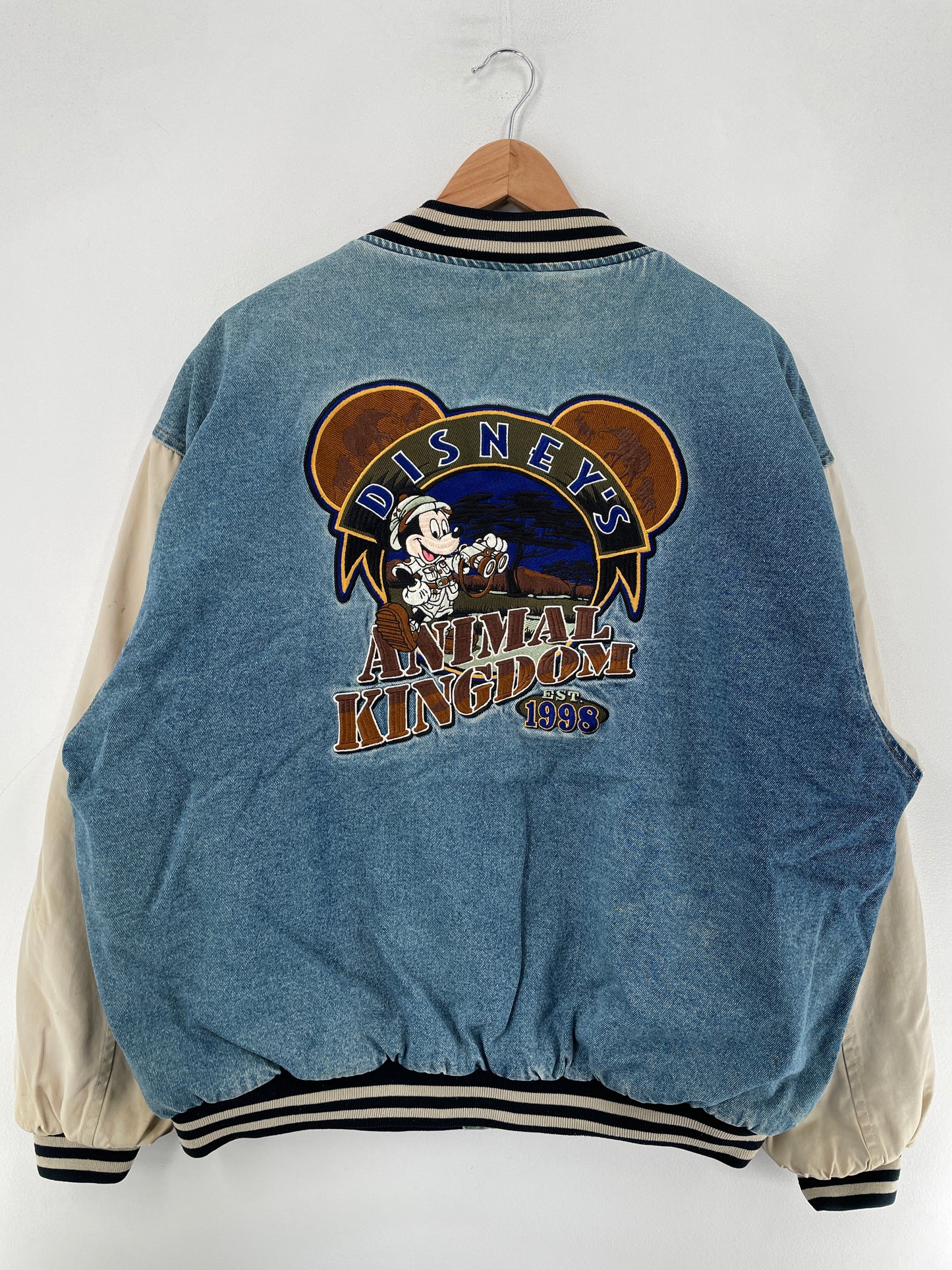 Vintage DISNEY MICKEY Size XL Denim Jacket / F5923J