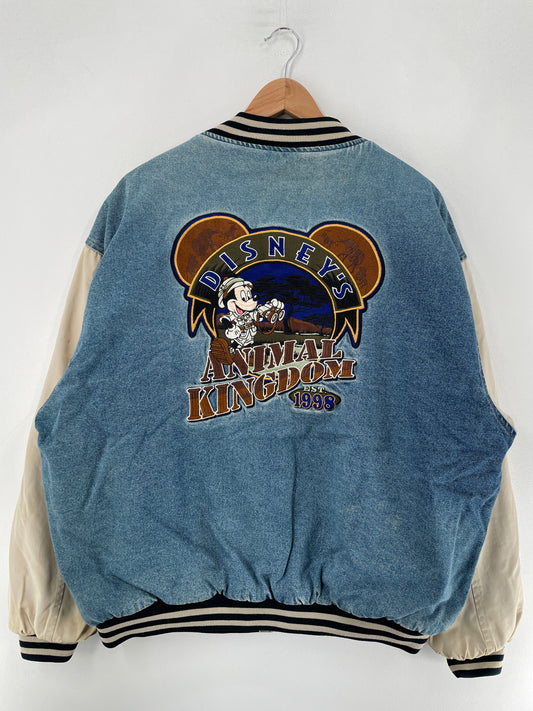 Vintage DISNEY MICKEY Size XL Denim Jacket / F5923J